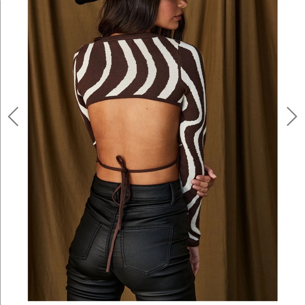 Open Back Sweater